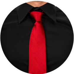 dealer outfit necktie